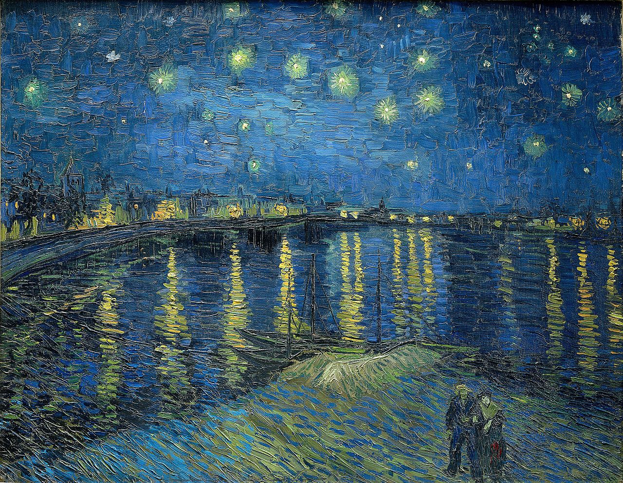 Starry Night Over the Rhône by Van Gogh