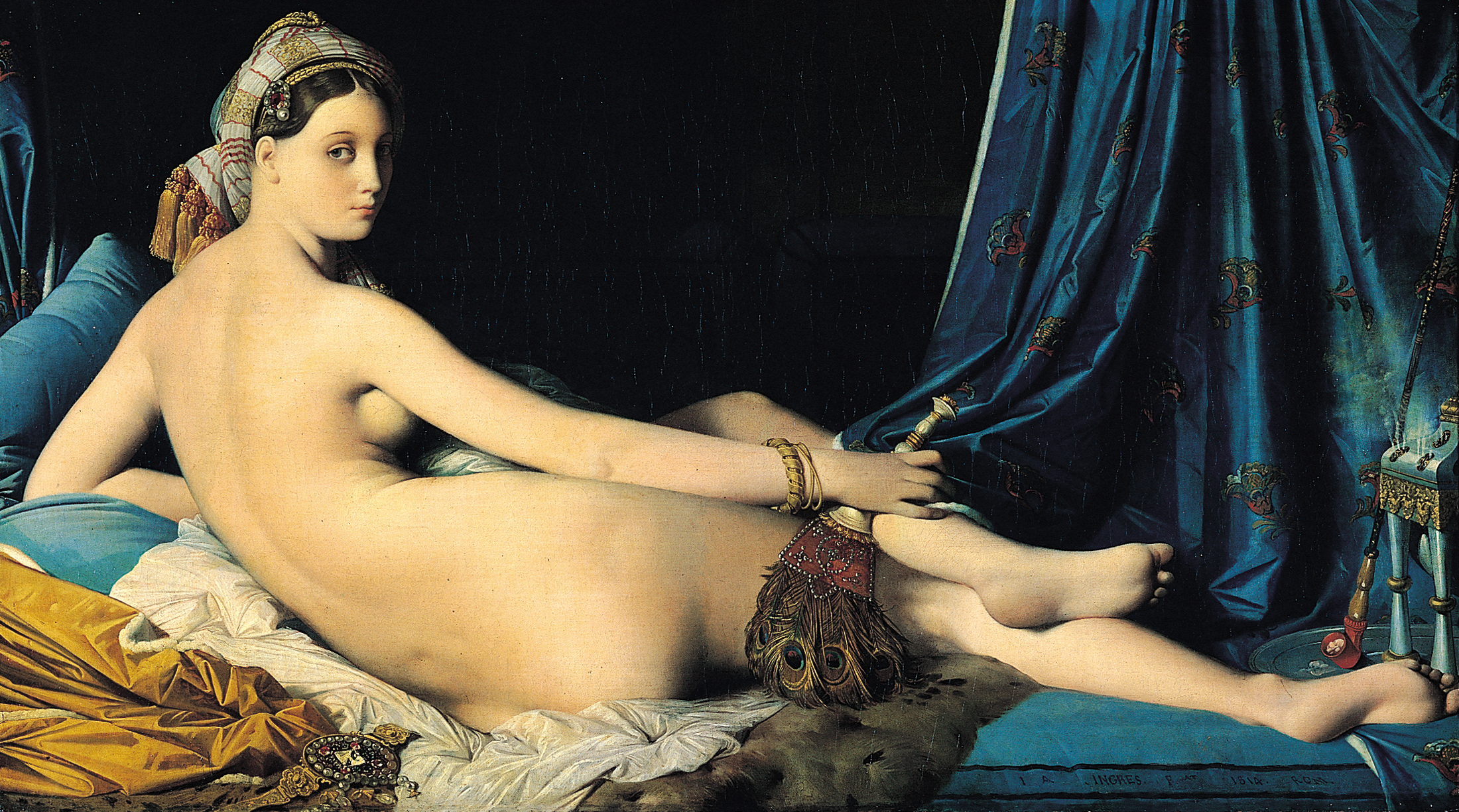 Grande Odalisque by Jean-Auguste-Dominique Ingres