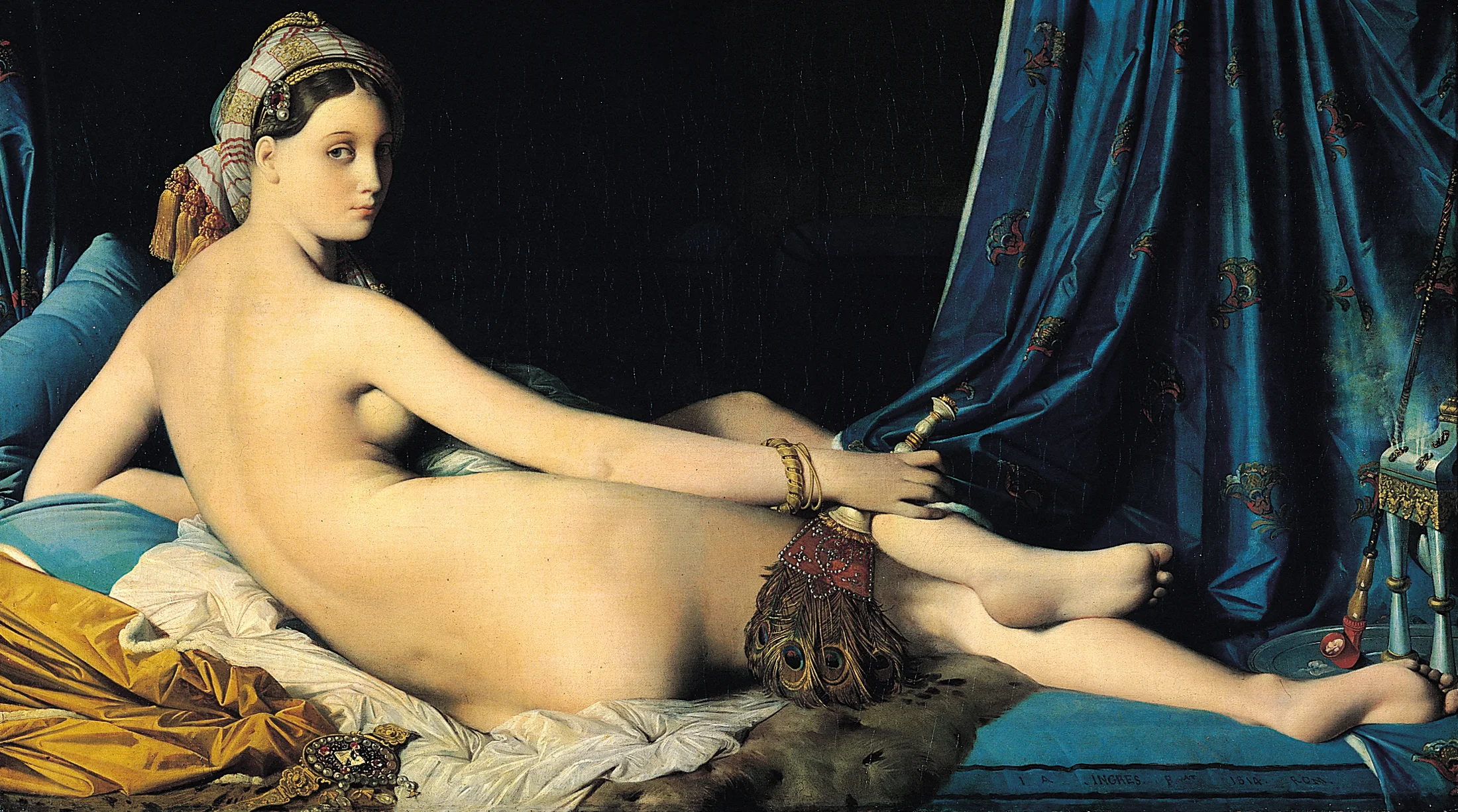 Grande Odalisque by Jean-Auguste-Dominique Ingres