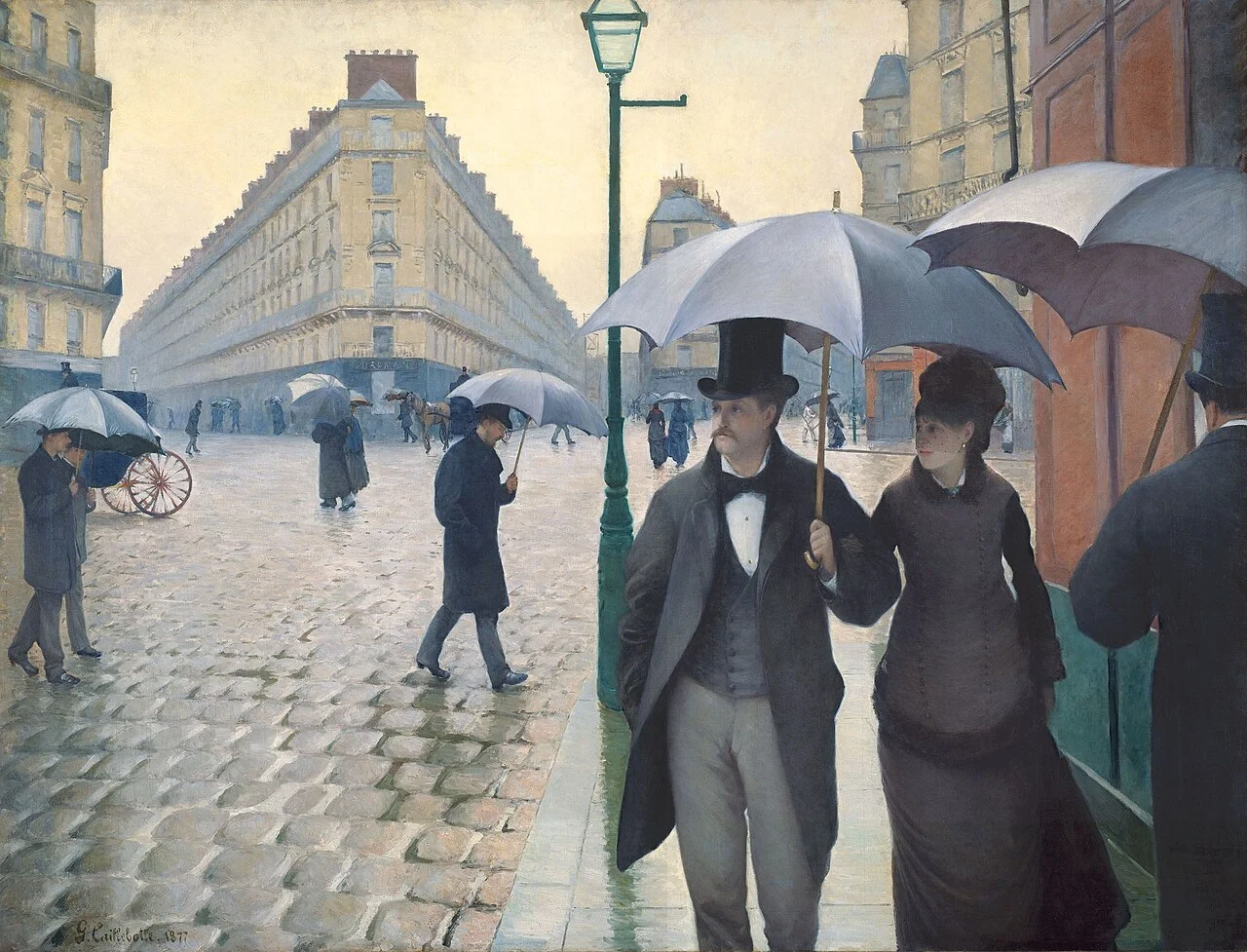 Paris Street; Rainy Day by Gustave Caillebotte