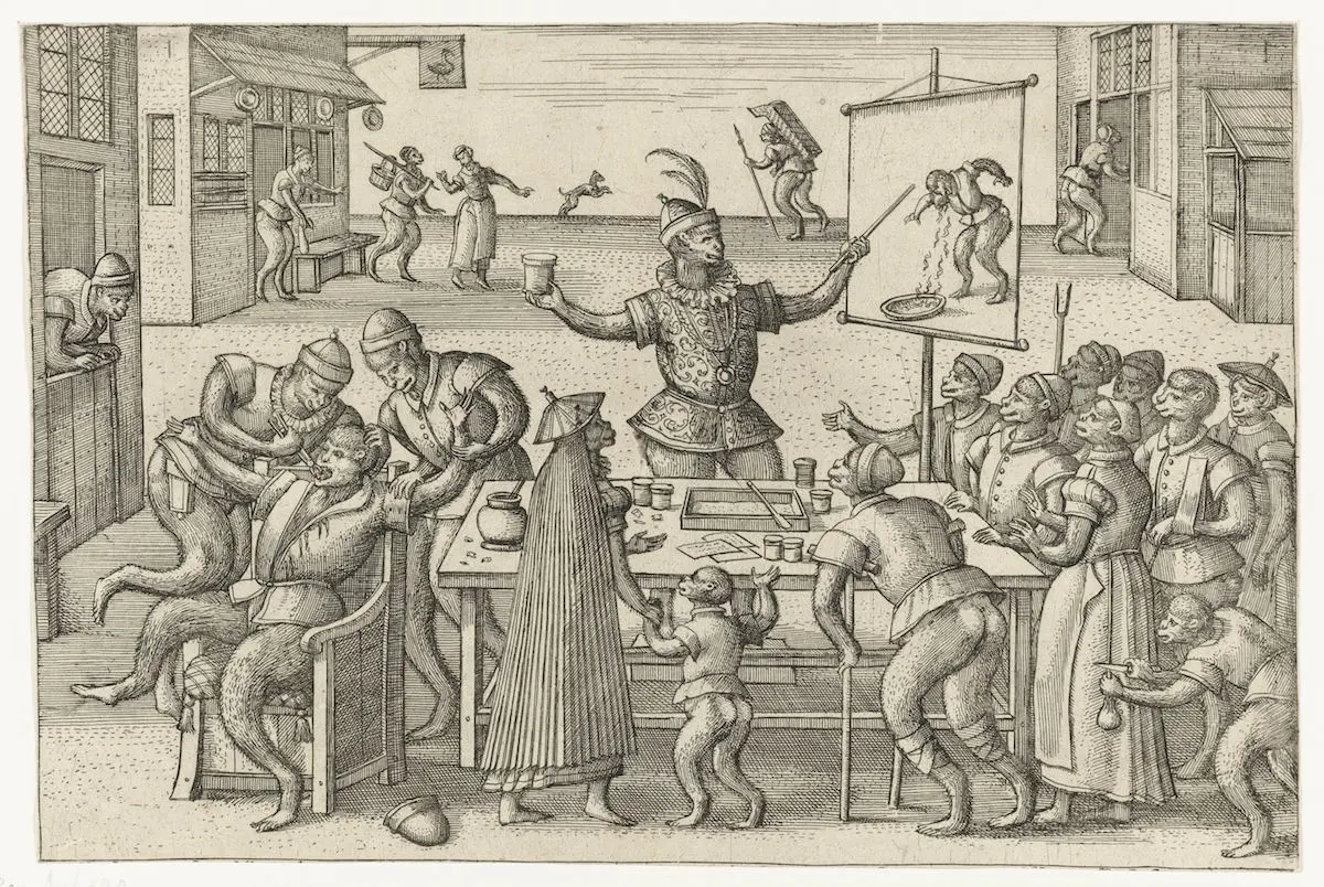 Quack by Pieter van der Borcht the Elder, late 16th century